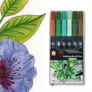 Sakura Koi Colouring Brush Pens, Natural